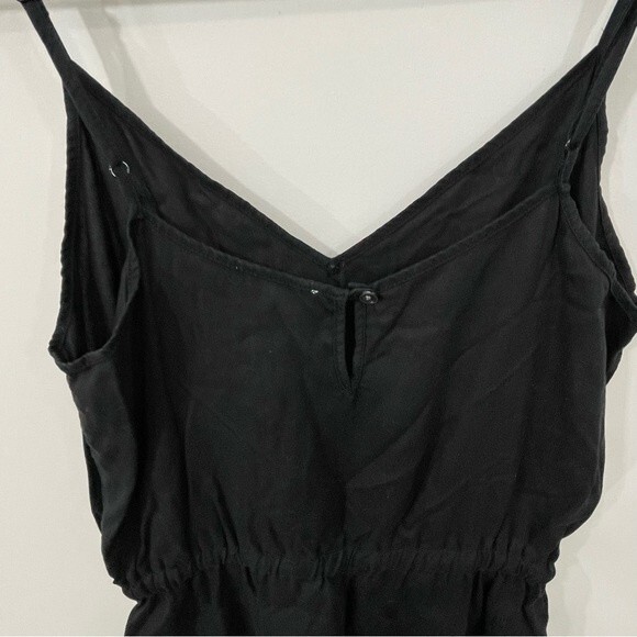 Wilfred Free Aritzia Little Black Romper Size SMALL Drawstring Waist - Picture 3 of 8
